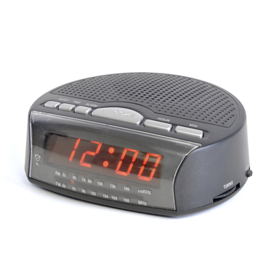 LLOYTRON J2006 RADIO ALARM CLOCK IN BLACK