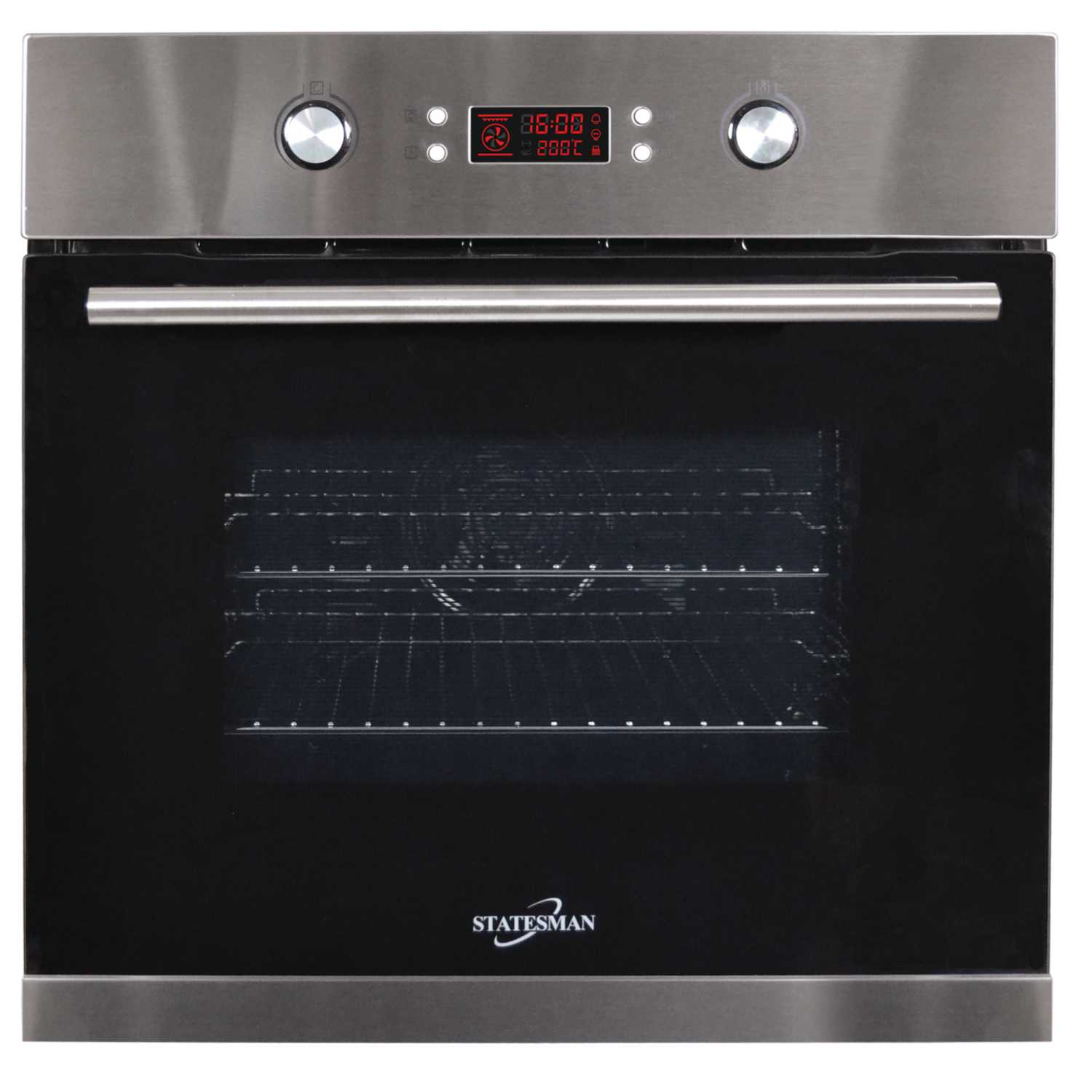 STATESMAN BSM60SS BUILT-IN MULTIFUNCTION OVEN S/STEEL