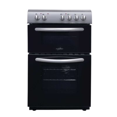 STATESMAN EDC50S 50CM DOUBLE OVEN ELECTRIC COOKER SILVER