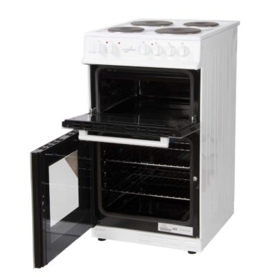 STATESMAN FUSION50W 50CM TWIN CAVITY ELECTRIC COOKER IN WHITE