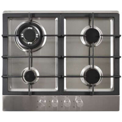 STATESMAN GH61SS 60CM 4 ZONE GAS HOB STAINLESS STEEL