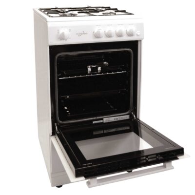 STATESMAN STUDIO2 50CM SINGLE CAVITY GAS COOKER WHITE